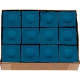 Buffalo Billiard Chalk Blue (Pack of 12)