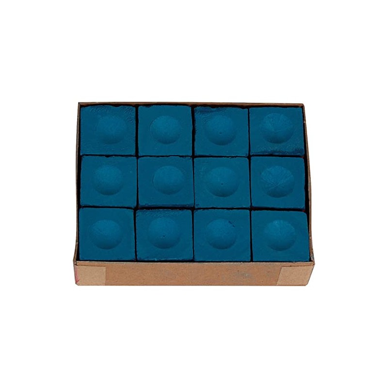 Buffalo Billiard Chalk Blue (Pack of 12)