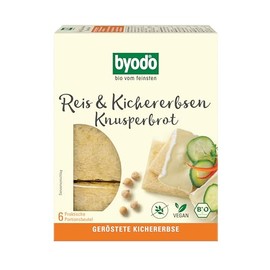 Byodo Rice and Buckwheat Crispbread with Sea Salt, Pack of 3 (3 x 150 g) - Organic