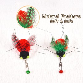 ORSDA Cat Wand Toy, Kitten Toy for Indoor Cat