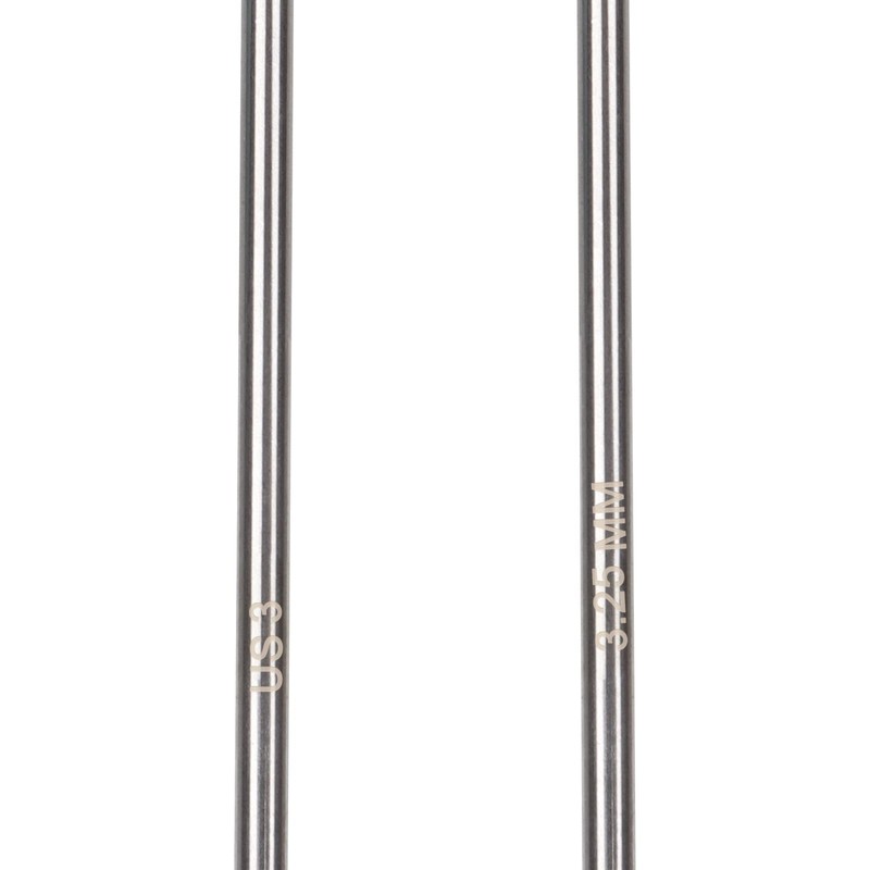 Coopay Circular Knitting Needles 3.25mm 40cm Short, Steel Circular Needles