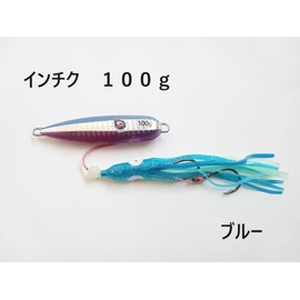 Inchku 3.5 oz (100 g) 5 Colors Available, Luminous Ball, Glow in the Dark Sinker Portion, 3.3 inches (8.5 cm), Octopus Bait, Approx. 4.7 inches (12 cm), Blue Snapper Madai, Metal Jig, Tai Raba,