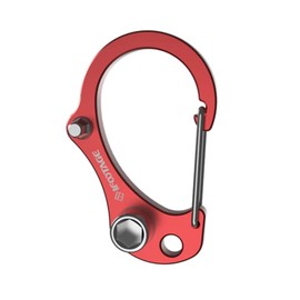 IFOOTAGE Gancho de Herramienta: Rojo, Hebilla de Herramienta Antipérdida Que, Hebilla Universal de Placa Hexagonal de 4 mm, Cabeza de Tornillo Ranurada, Enchufe de Tornillo de 7 mm