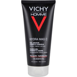 Vichy Homme Hydra Mag C Body Wash & Hair Shower Gel, 6.76 Fl. Oz.