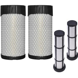 6687262 6687263 2 Set Air Filter Kit For Bobcat Mini Track Loaders MT52 MT55 MT85 Donaldson P628323 P629463 Fleetguard AF26116 AF26350
