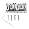 6 String Guitar Bridge Replacement Zinc Alloy Electric Guitar Saddle