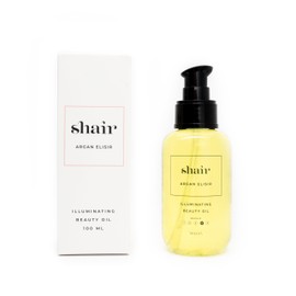Shair Argan Elixir: Strengthening and Brightening Repair Oil for Dry, Dull Treated Hair with Split Ends