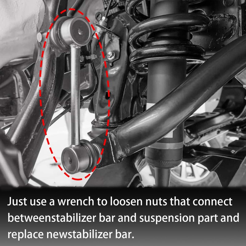 HALEQP K750110 K750111 Rear Sway Stabilizer Bar Links Compatible with