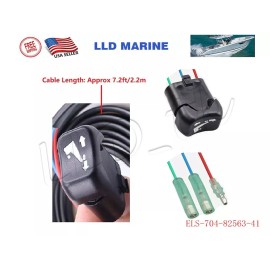 LLD_TK For Yamaha 704 Single Engine Control Handle Trim Tilt Switch 704-82563-41-0
