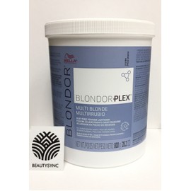 Wella Blondor Plex Multi Blond Powder Lightener, 28.2 oz (White Packaging)
