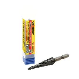 Step Drill, Bamboo Shoot Drill, Bamboo Shank Drill, For Stainless Steel, Titanium Coating, Stepped Drill, Taper Shank Drill (0.16 - 0.5 inches (4 - 12 mm), 9 Steps)