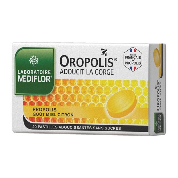 Procter & Gamble healthcare Oropolis Miel Citron 20 Pastilles Adoucissantes Propolis