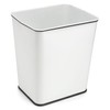 Polder 7 Gallon, Undersink, No Skid Rubber Base, Brushed Stainless