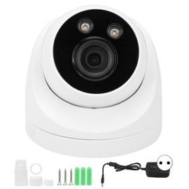 WiFi Camera 1080P Face Motion Detection 2 Way Radio Full Color Night Vision CCTV 100‑240VEU Plug