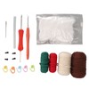 Hedgehogs Crochet Kit with Yarns Crochet Hook Stuffing DIY Learn