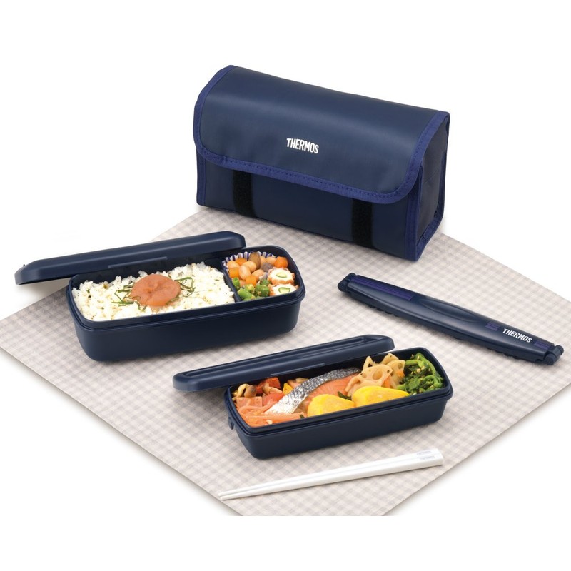 Thermos DJB-905W NB 2-Tier Fresh Lunch Box, 30.4 fl oz