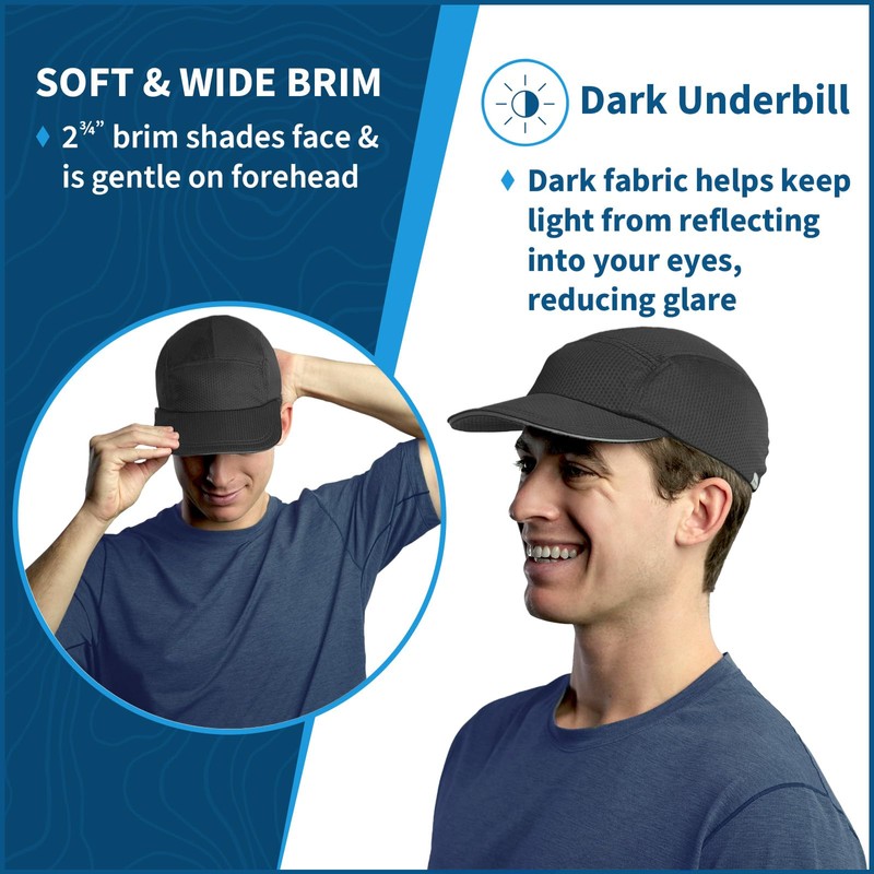 TrailHeads Men's Hat - 5 Panel Hat - Men's Summer