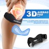 Healrecux Silicone Patellar Tendon Support Strap, Adjustable Non-Slip Patella Band