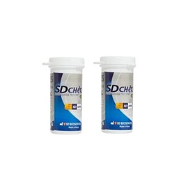 SD CHECK | Tiras Reactivas para Medir Glucosa en Sangre Glucómetro SD Check Gold Caja con 50 Piezas