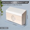 Ydocabinit Wall Mount Mailbox, Large Capacity Mailbox for House Outside,