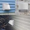 8 inch Wall Vent Ccover,Exhaust Vent Hooded Wall Vent with
