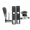 UHRIG Wrought Iron Handle Set for Garden Door, Left Door