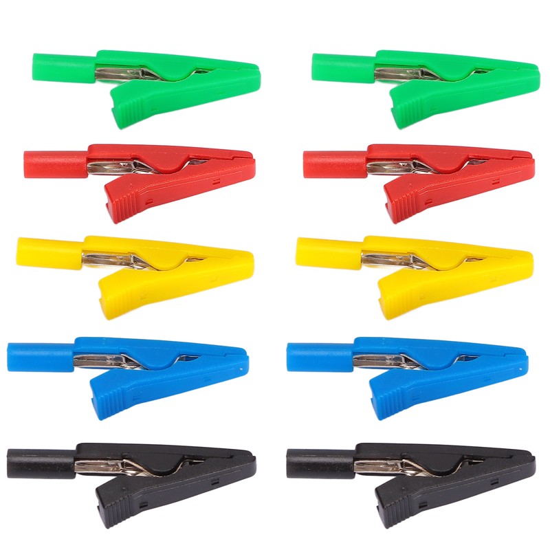 Electrical Wire Test Clips Clamps 30V‑60V Maximum10A 6mm/0.24in Open for