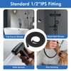RUMOSE 70 inches Shower Hose Extra Long Stainless Steel Shower