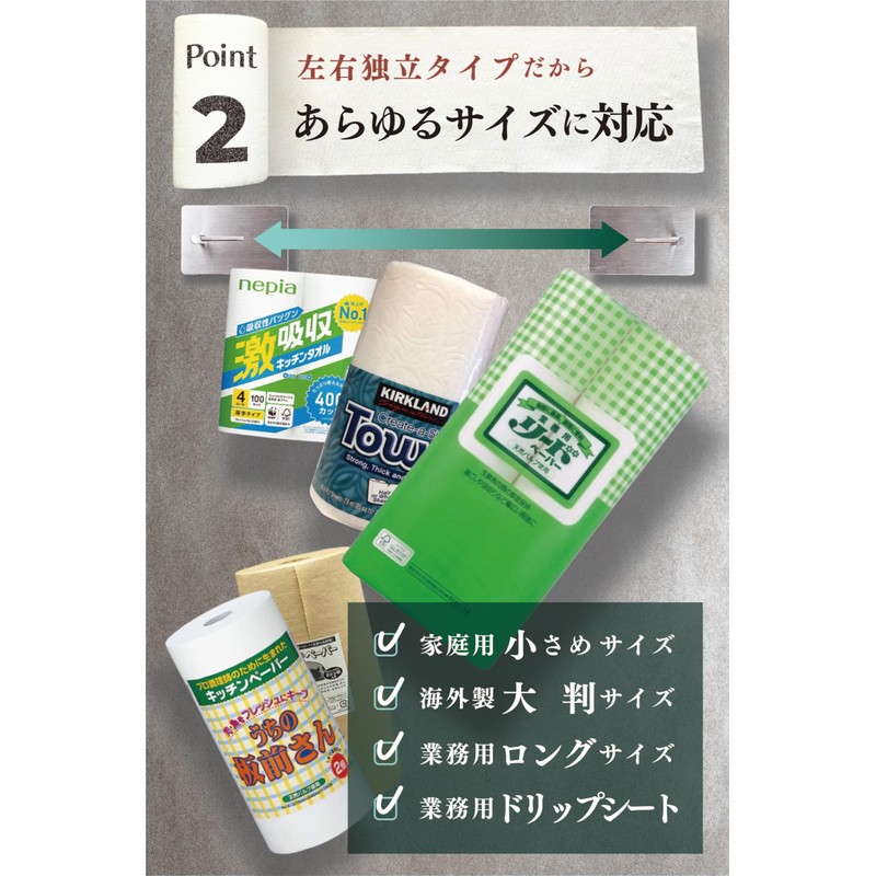 BLOOOOM Kitchen Paper Holder Magnet Strong Refrigerator Hook with One