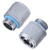 2pcs Water Cooling Fitting Soft Tube Compression Fitting G1/4 Soft