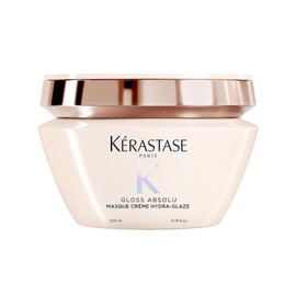 Kérastase Gloss Absolu Crème Hair Mask, Deeply Nourishes And Delivers A Glossy Finish, With Hyaluronic Acid, For Thick Hair Prone To Frizz, 200ml