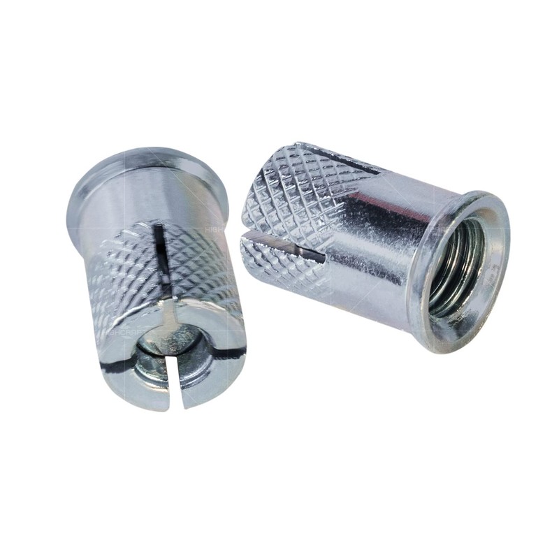 Highcraft FJBN34 1/2 Inch Mini Drop in Anchors, Zinc Plated