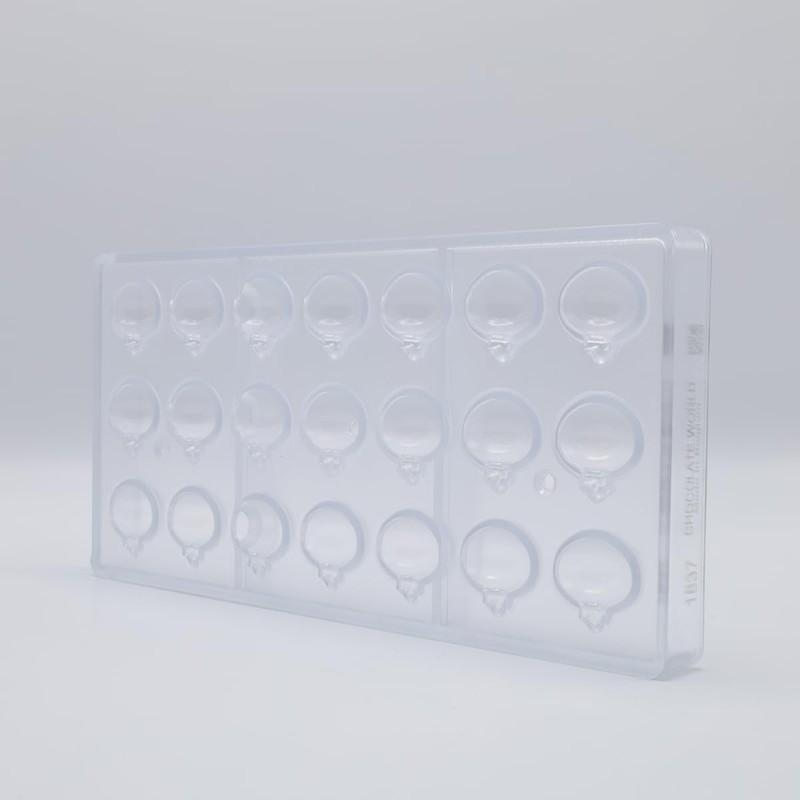 Chocolate World 1837 Polycarbonate Candy Mold with 21 Serdar Çakır