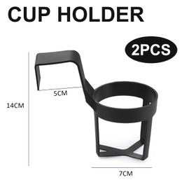 Universal Car Cup Holder 2-Pack – Adjustable Beverage Bottle Holders for All Vehicles