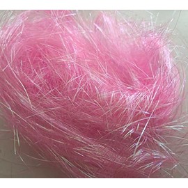 100g 30g Pink Iridescent Shred Tinsel Angelina Fibre Shredded Packaging Filling Gift Box Birthday Non Heat bondable Pack Basket Grass Hampers Filler Paper Easter Christmas Fiber (30g Pack Bag)