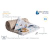 Medi Partners Baby Blanket, 100% Cotton, 75 x 100 cm,