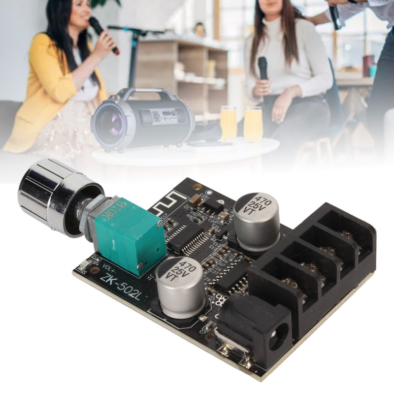 Digital Power Amplifier Board Mini Stereo Bluetooth5.0 Amplifier Board Module