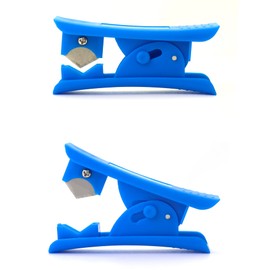 QWORK® 3D Printer Kit, PTFE Tube for 1.75mm Filament with PC4-M6 and PC4-M10 Pneumatic Fitting and Tube Cutter