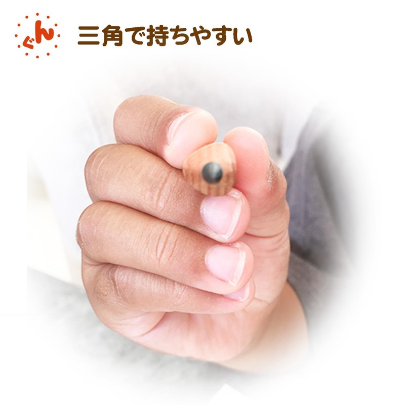 Correct Way to Hold Gungungun Kumon Children's Pencil Triangular Axis
