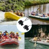 Inflatable Boat Air Valve, 2Pcs Spiral Air Plugs One Way