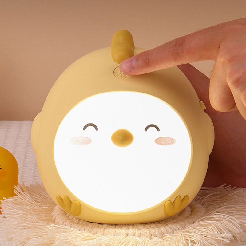 Chicken Touch Night Light Cute Innovative LED Light USB Charging