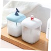 Healvian 2pcs Manual Foaming Facial Cleanser Tool Portable Bubbling Device