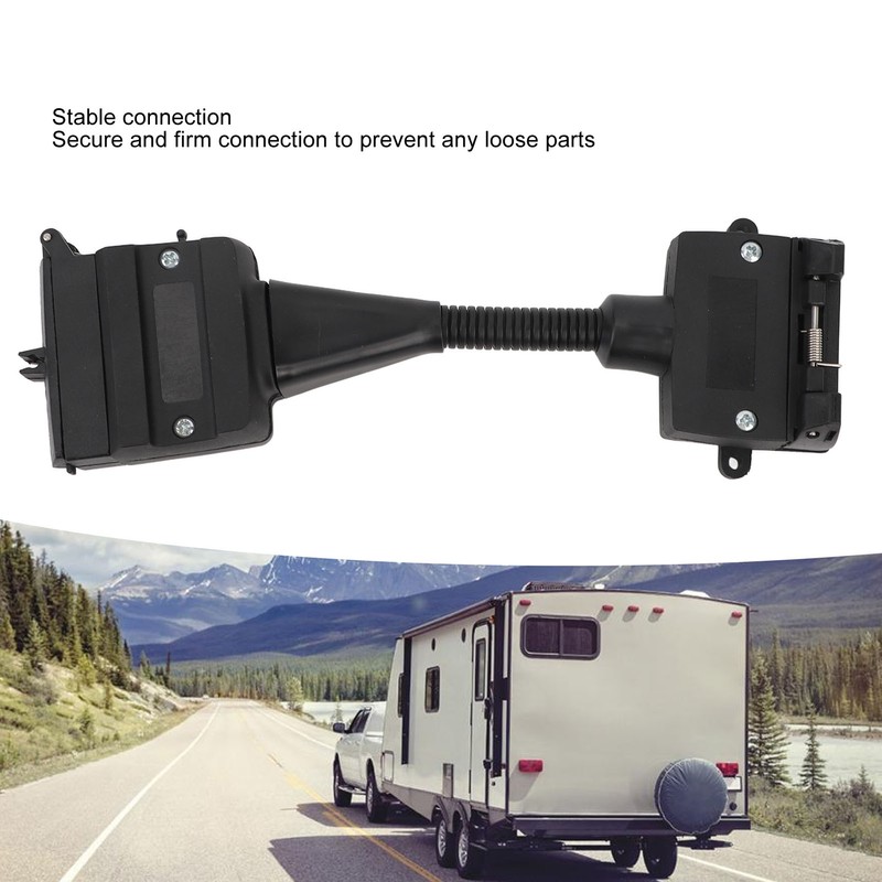 Trailer Plug Adapter 7pin to 12pin Stable Connection Plug and