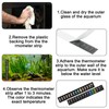 8 Pcs of Aquarium Thermometer,Fish Tank Thermometer，Stick on Strip,Two Temperature