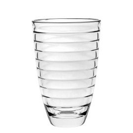 Barski European Glass Designed Vase, 9.5" H, Made in Europe