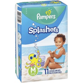 YDF Splashers Swim Diapers Disposable Swim Pants, Large ( 31 lb), 10 Count +...