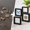 Clear Floating Display Cases for Jewelry, Coins, Gemstones & Collectibles