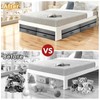 Meetue Under Bed Storage with Wheels, 2 Pack 75L Underbed