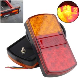 OTOTEC Set of 2 Car Van Trailer Truck Tail Light Brake Light Indicator Light 12 LED ABS