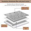Klmnop Attic Fan Cover, Insulation Cover with Velcro Strips Fits